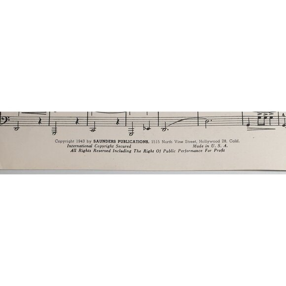 Vintage 1943 In My Arms Sheet Music By Frank Loesser Ted Grouya Easy Listening - Picture 2 of 3